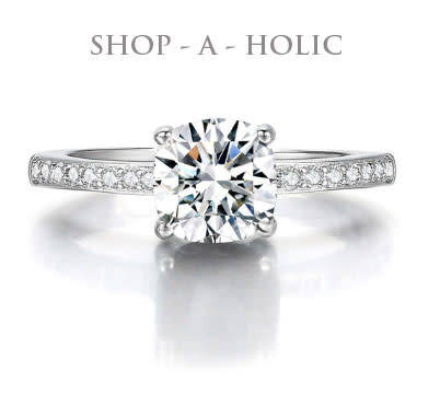 *** 2 CT SIM DIAMOND  ~ 18K WHITE GOLD PLATED RING * Sizes: 8 (P) AVAILABLE***