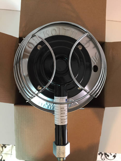 Round Gas Heater fitting