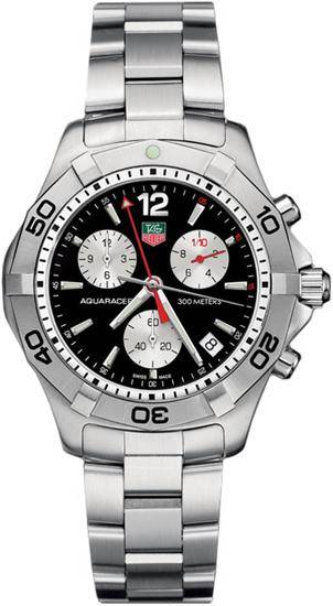 TAG Heuer Men's Aquaracer Chronograph Watch #CAF1110.BA0804 - BRAND NEW MINT - NEVER WORN.