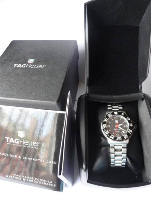 ORIGINAL TAG HEUER MENS F1 WATCH***INNER & OUTER WATCH BOX & PAPERS