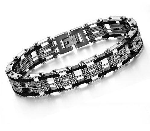***MENS STAINLESS STEEL BRACELET****