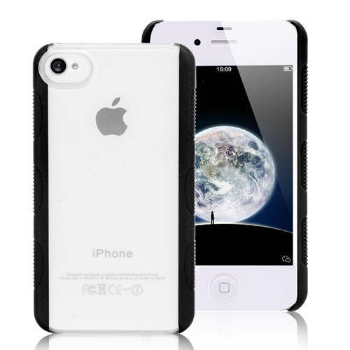 Transparent Silicone & PC iPhone 4 & iPhone 4S Case***FREE SHIPPING***
