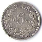 R1@@1894 6 Pence in Super Condition@@R1 Crazy