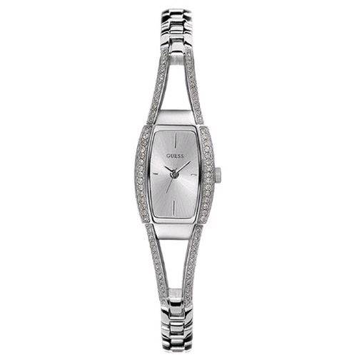 GUESS LADIES SILVER DIAL SWAROVSKI WATCH G85633L***FREE SHIPPING***