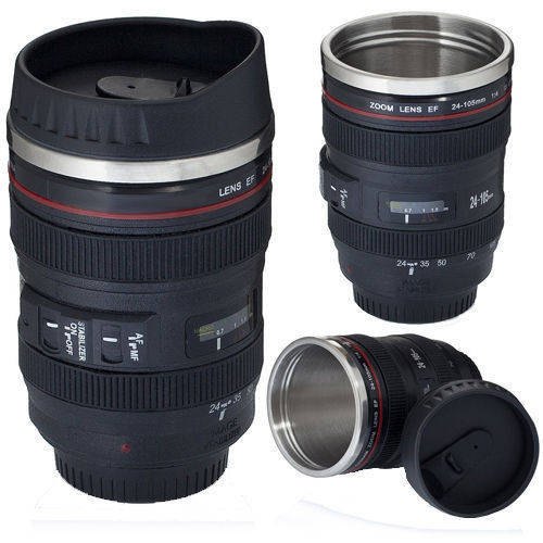 Camera Lens Coffee Cup