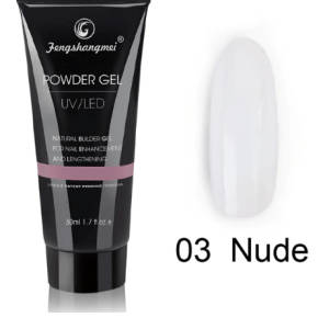 Poly Gel / Powder UV Gel - 30ml - 3 - natural nude Fengshangmei