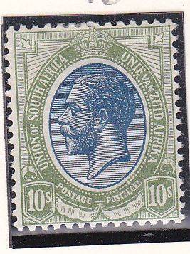 1913 kINGS HEAD  KGV 10  SHILLING MINT .