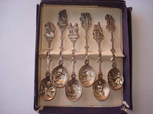 Ornate Solid Brass Dutch teaspoons