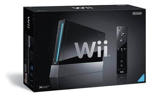 Nintendo Wii BLACK with Wii Sports Resort and Motion Plus
