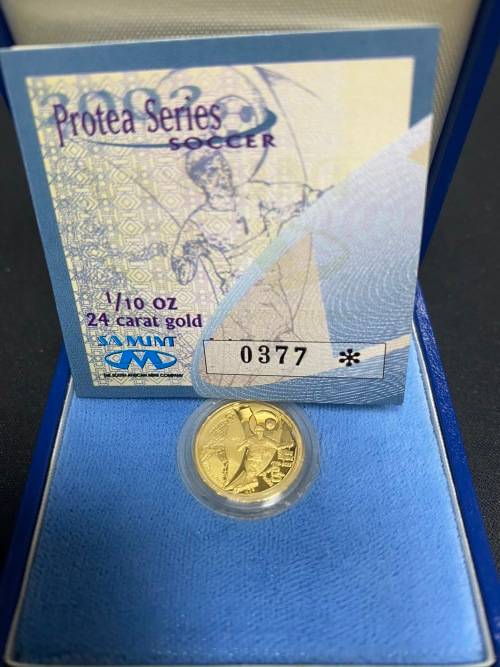 2002 Soccer Protea Gold 1/10th
