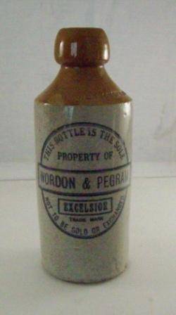 Wordon & Pegram Stoneware Bottle