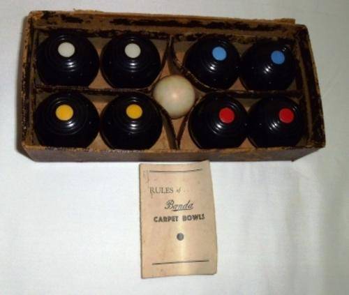 Vintage Banda Indoor Carpet Bowls
