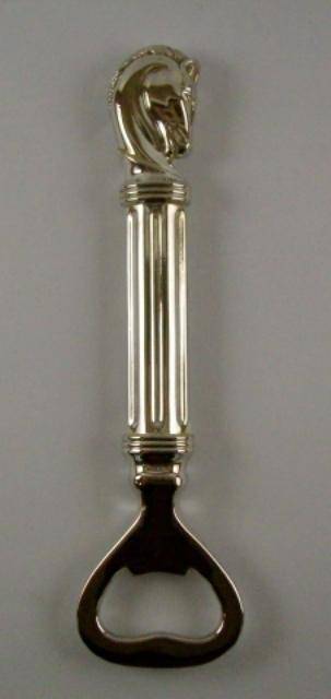 Chess Knight head Silver Plated Bottle Opener