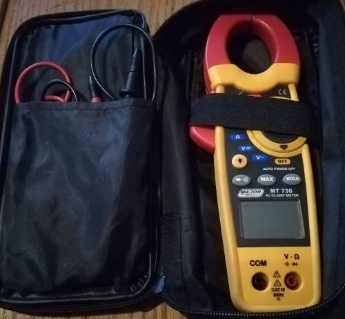 Major Tech Contractor AC Clamp Meter 600A