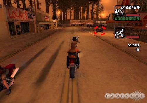 San Andreas shoot out