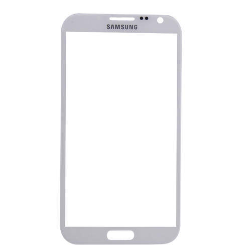 SAMSUNG NOTE 2  GLASS LENS ONLY WHITE