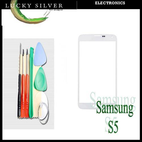 Samsung S5 I9600 screen glass WHITE or BLACK  *LOCAL COURIER DELIVERY* Tools and adhesive