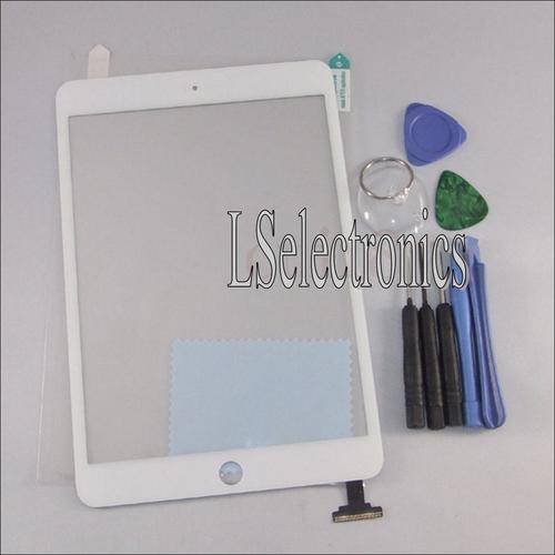 Apple iPad Mini 2 Touch Glass Digitizer Screen white with free tools