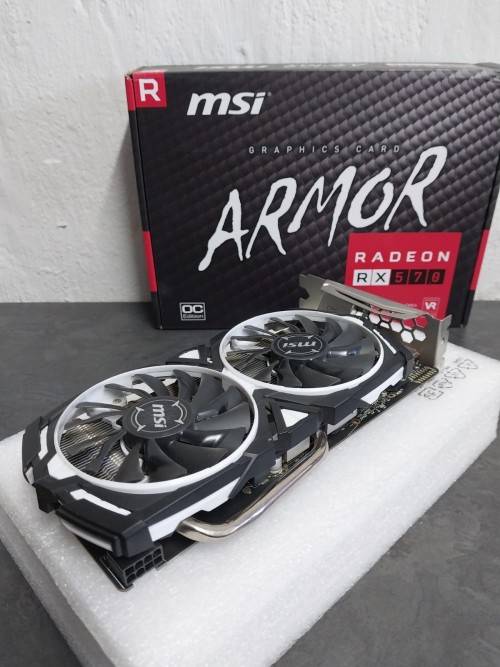 MSI Armor RX570 4GB GDDR5 OC Graphics Card