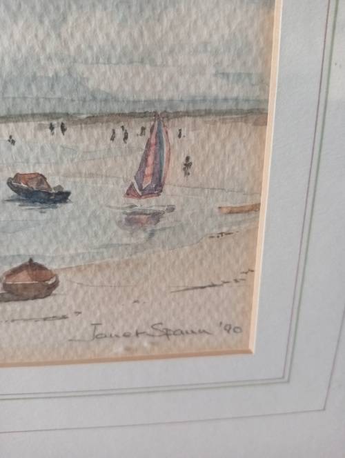 Janet Spaun,1990, Langebaan lagoon 2,