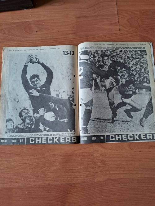British Lions 1974,48 pages in Afrikaans,every game,every  test