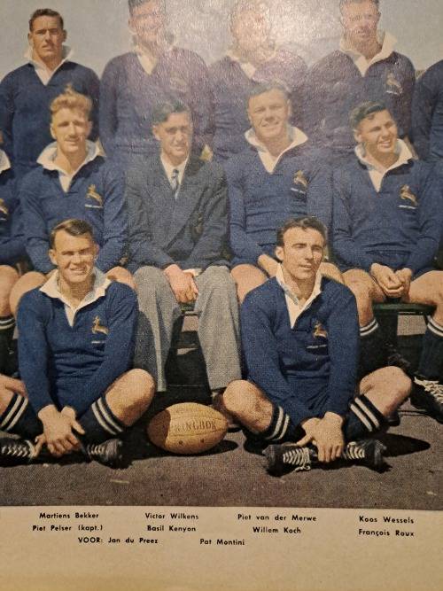 Junior Springboks  vs British Isles 1955