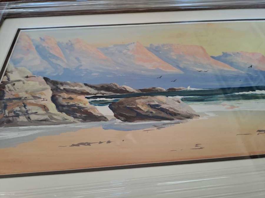 The Apostles by H Anderson, acrylic on paper