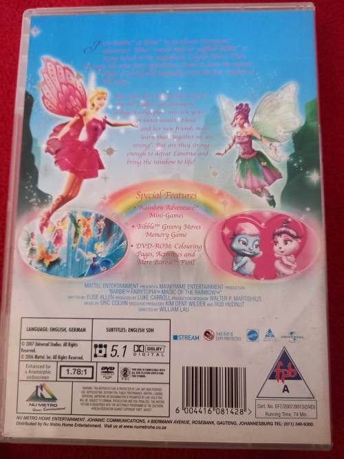 Magic Of The Rainbow Barbie DVD