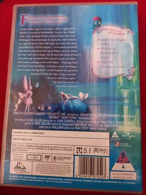Mermaidia Barbie DVD