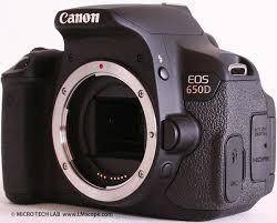 CANON EOS 650D Digital SLR CAMERA - 18 Megapixels (body, battery & charger only)