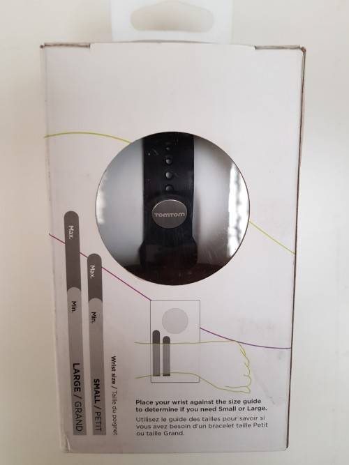 TomTom Touch HR + Body Composition Fitness Tracker Black - Small