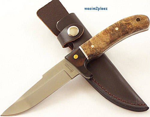 BOKER Magnum Rosewood Root Wood ELK HUNTER Knife
