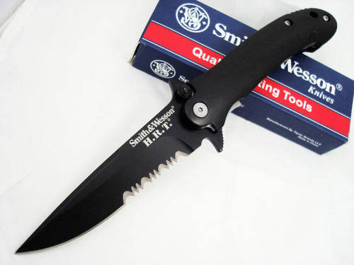 Smith & Wesson S&W HRT Black Tactical Magnesium Knife