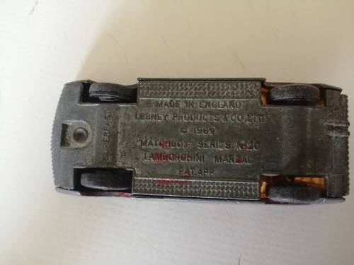 Vintage 1969 Lesney matchbox superfast no 20 Lamborgini mazal