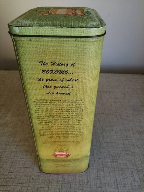 Vintage Bokomo Flour Tin