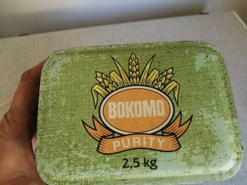 Vintage Bokomo Flour Tin