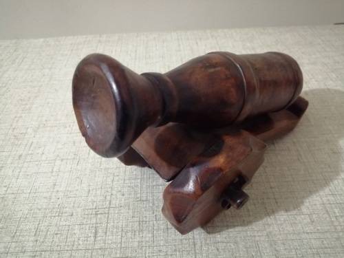 Lovely wooden Cannon ornament