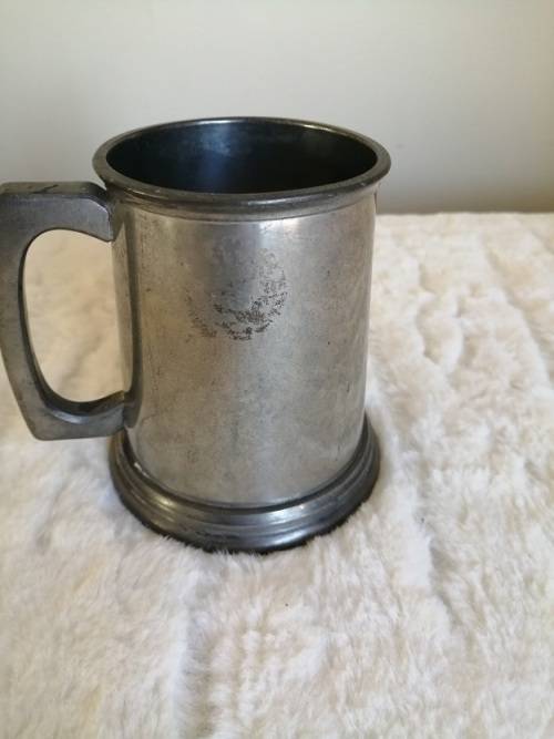 Pewter beer mug