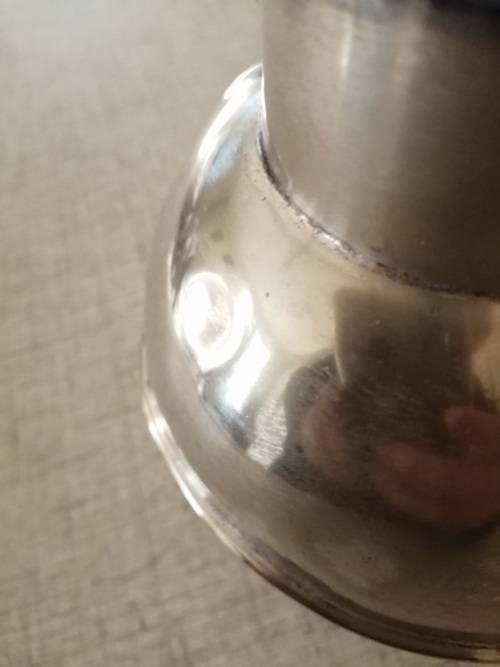 Vintage silver plated hot water pot