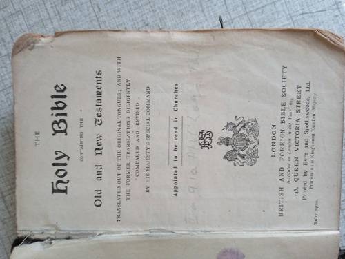 Antique Holy Bible