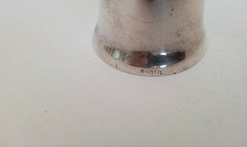 Rare find, RHOSIL silver plate bell from Rhodesia