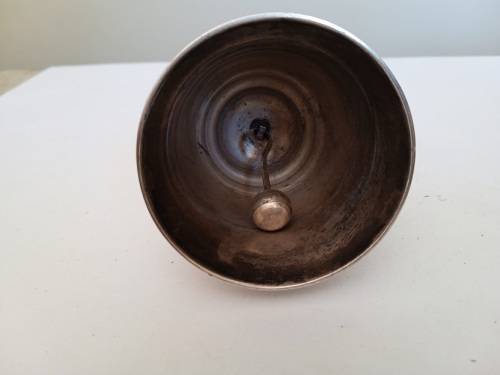 Rare find, RHOSIL silver plate bell from Rhodesia