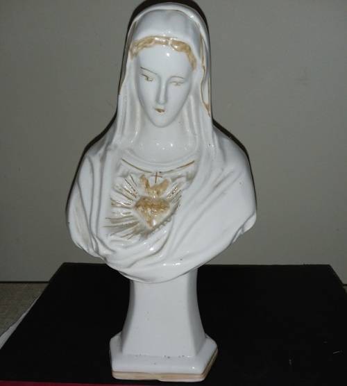 Stunning Mary? religous bust ornament