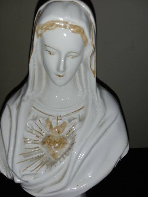 Stunning Mary? religous bust ornament