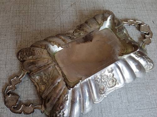 Silver Plated Footed Serving Dish