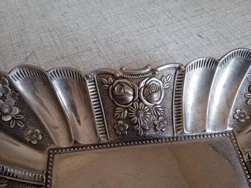 Silver Plated Footed Serving Dish