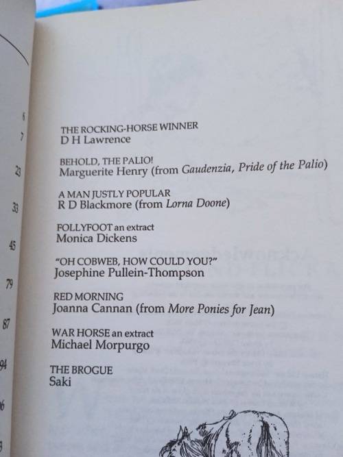 Horse and Pony stories