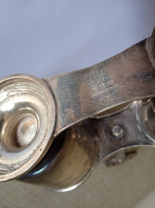Pretty silver plated condiment holder