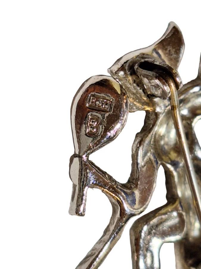 Lovely Marcasite Pixie brooch