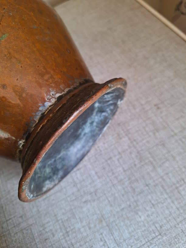 Antique copper water/wine ewer